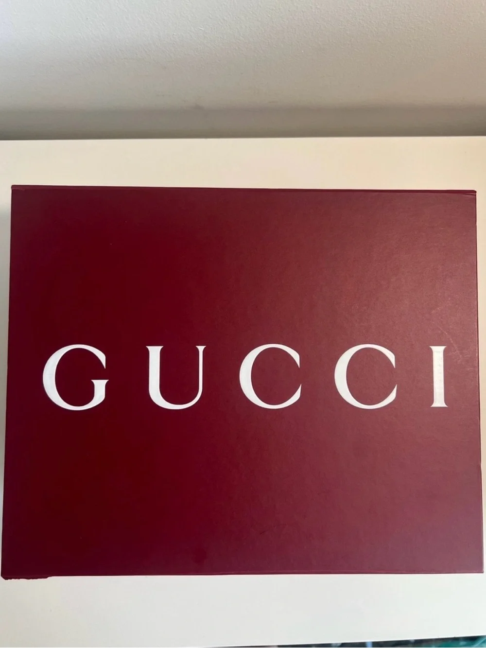 Gucci Deep Red Logo Gift Box